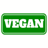 Vegan Green Rounded Oval Decal - U.S. Customer Stickers