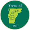 Vermont Green Mountain State Sticker - U.S. Custom Stickers