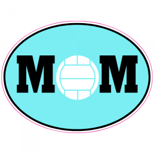 Volleyball Mom Sticker - U.S. Custom Stickers