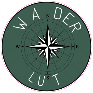 Wander Lust Compass Sticker - U.S. Custom Stickers