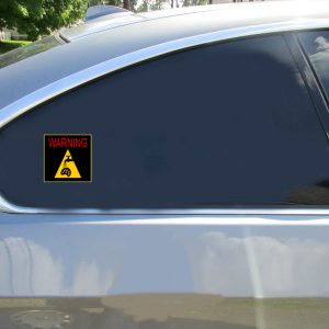 Warning You Are Being Brain Washed Sticker - Car Decals - U.S. Custom Stickers