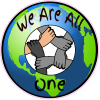 We Are All One Hands Together Sticker - U.S. Custom Stickers