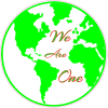 We Are One World Peace Circle Decal - U.S. Custom Stickers