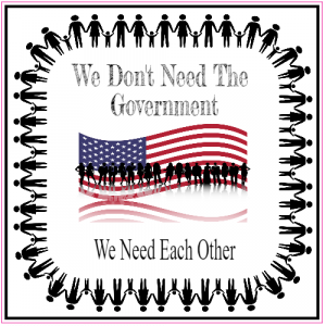 We Need Each Other American Flag Sticker - U.S. Custom Stickers