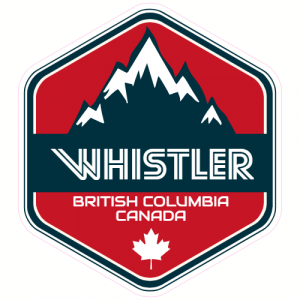 Whistler British Columbia Canada Decal - U.S. Customer Stickers