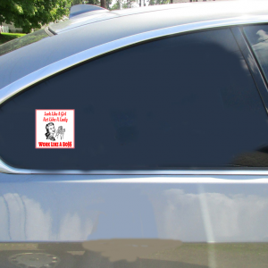 Work Like A Boss Sticker - Car Decals - U.S. Custom Stickers