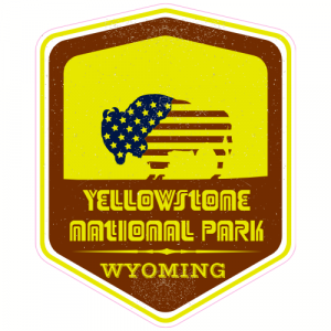 Yellowstone National Park Buffalo Decal - U.S. Customer Stickers