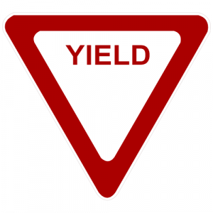 Yield Road Sign Sticker - U.S. Custom Stickers