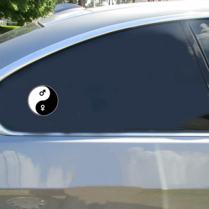 Yin Yang Male And Female Sticker - Car Decals - U.S. Custom Stickers
