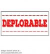 Deplorable Trump Bumper Sticker - U.S. Customer Stickers