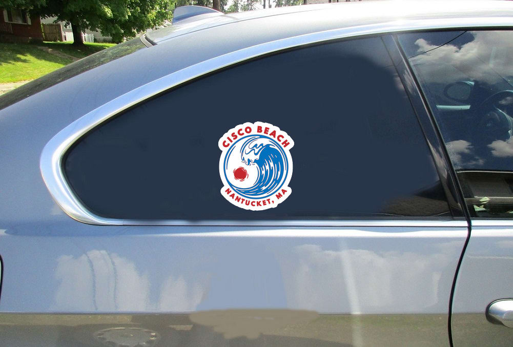 Cisco Beach Nantucket Surf Sticker - Stickers for Cars
