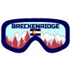 Breckenridge Ski Goggles Sticker - U.S. Custom Stickers
