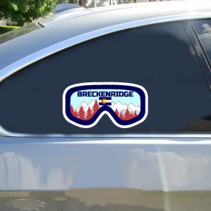 Breckenridge Ski Goggles Sticker - Stickers for Cars