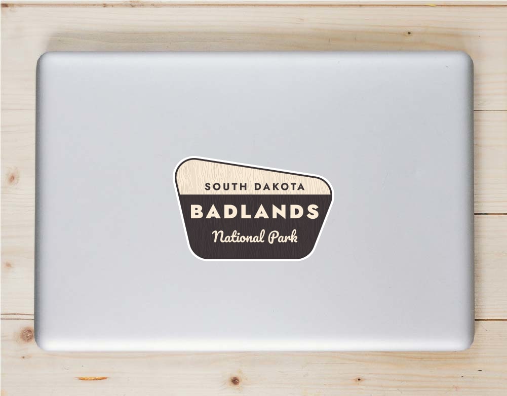 Badlands National Park Sticker - Stickers for Laptops