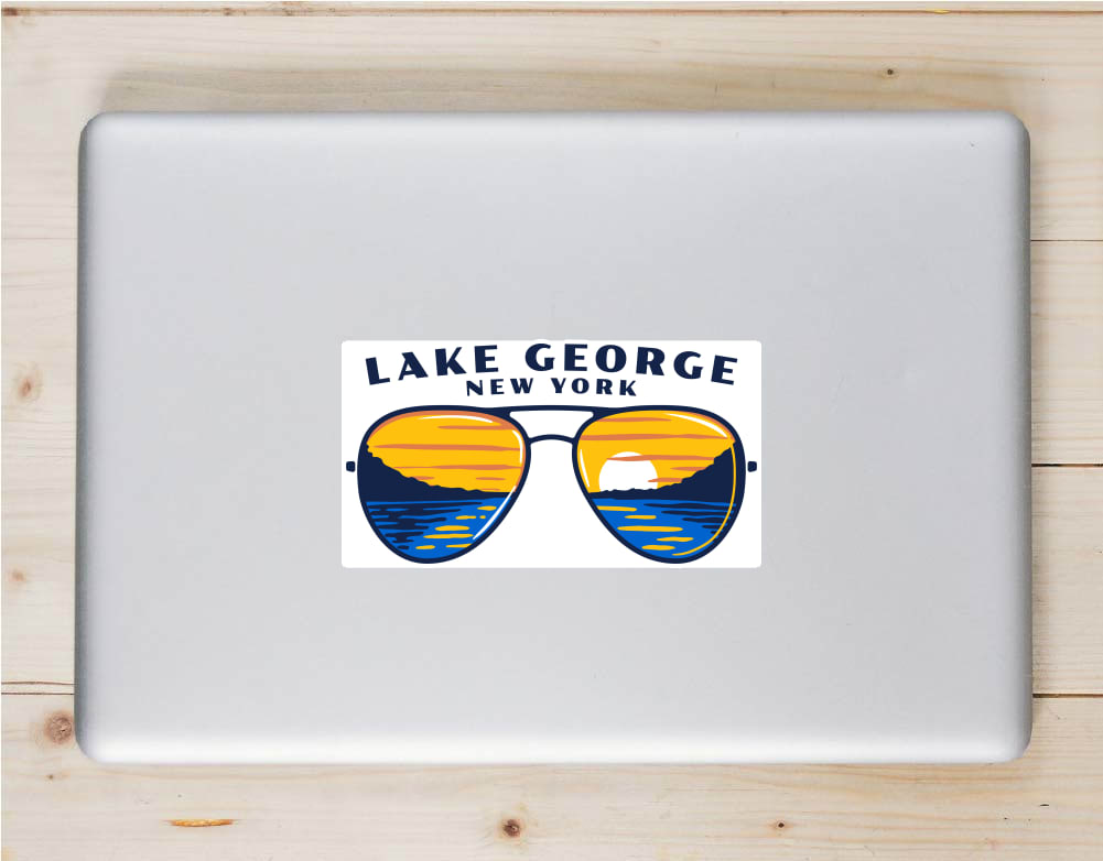 Lake George New York Sticker - Stickers for Laptops