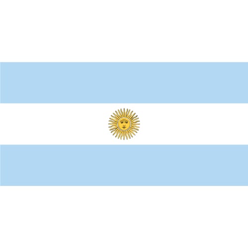 Argentina Flag Sticker - U.S. Custom Stickers