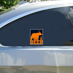 Beer Deer Bear Sticker - Stickers for Cars