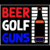 Beer Golf Guns Sticker - U.S. Custom Stickers