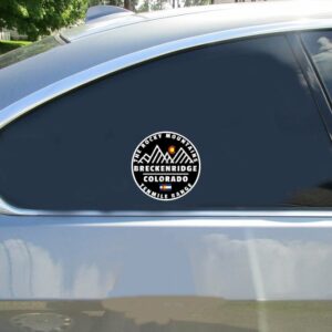 Breckenridge Tenmile Range Mountain Sticker - Stickers for Cars