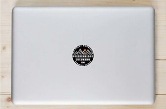 Breckenridge Tenmile Range Mountain Sticker - Stickers for Laptops