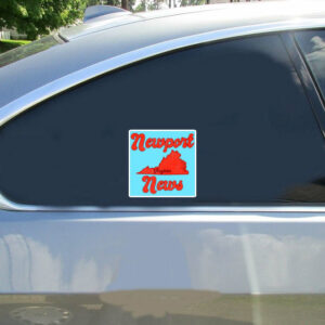 Newport News VA Sticker - Stickers for Cars