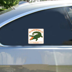 Kissimmee FL Aligator Sticker - Stickers for Cars