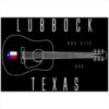 Lubbock Texas Guitar Sticker - U.S. Custom Stickers