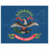 North Dakota Vintage Flag Sticker - U.S. Custom Stickers