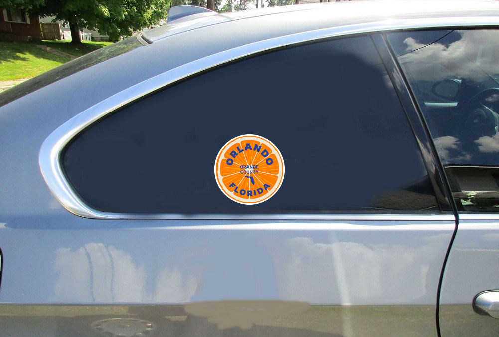 Orlando Fl Orange County Sticker - Stickers for Cars