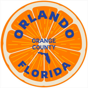Orlando Fl Orange County Sticker - U.S. Custom Stickers