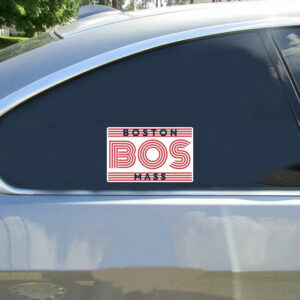Boston Mass USA Sticker - Stickers for Cars