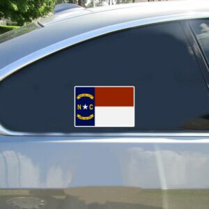 North Carolina Flag Sticker - Stickers for Cars
