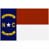 North Carolina Flag Sticker - U.S. Custom Stickers