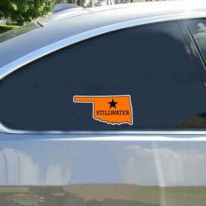 Stillwater Oklahoma State Shaped Sticker - Stickers for Cars