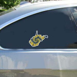 West Virginia Tie Dye State Sticker - Stickers for Cars