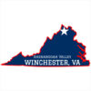 Winchester Shenandoah Valley State Shaped Sticker - U.S. Custom Stickers