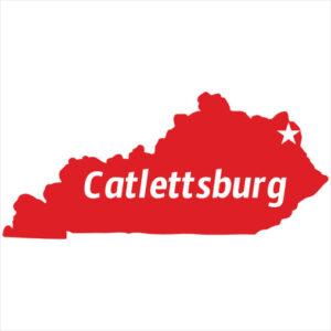 Catlettsburg Kentucky State Sticker - U.S. Custom Stickers