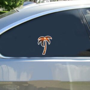 Palm Tree Ocean Sunset Sticker - Stickers for Cars