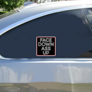 Face Down Ass Up Sticker - Stickers for Cars