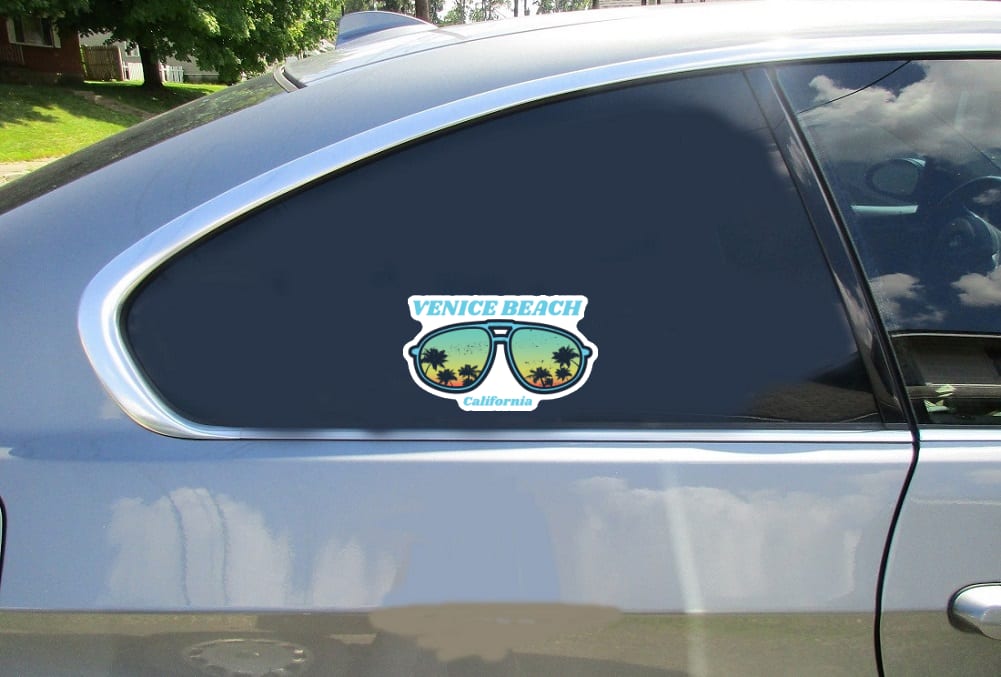 Venice Beach California Sunglasses Sticker - Stickers for Cars