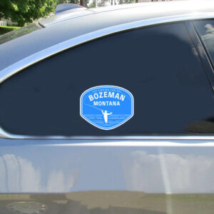 Bozeman Montana Fly Fishing Sticker - Stickers for Cars
