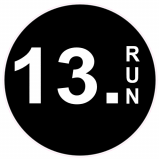 13 Run Half Marathon Decal