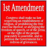 1st Amendment Definition Decal