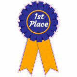 1st Place Ribbon Decal