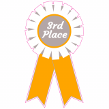 3rd Place Ribbon Decal