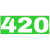 420 Green Sticker