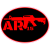 AR-15 Black Red Oval Decal