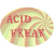 Acid Freak Trippy Oval Sticker