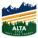 Alta Utah Wasatch Mountains Decal