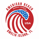 American Beach Amelia Island Vintage Decal